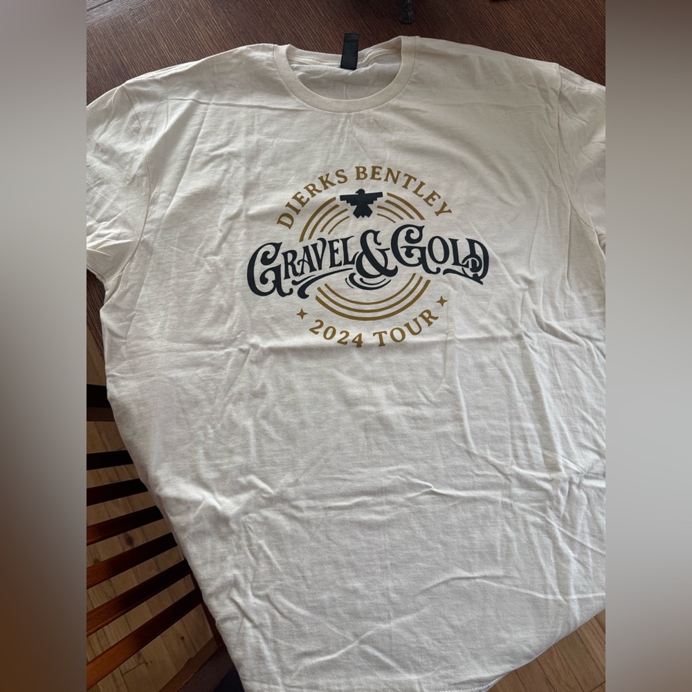 Dierks Bentley Gravel & Gold 2024 Tour Tshirt